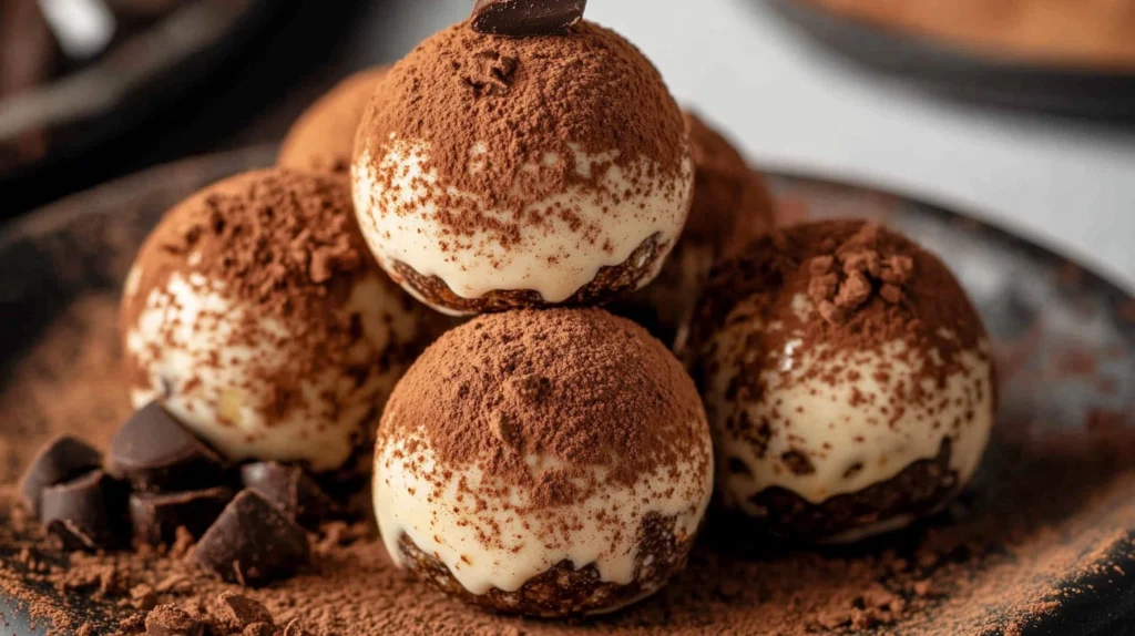 Tiramisu Truffle Balls