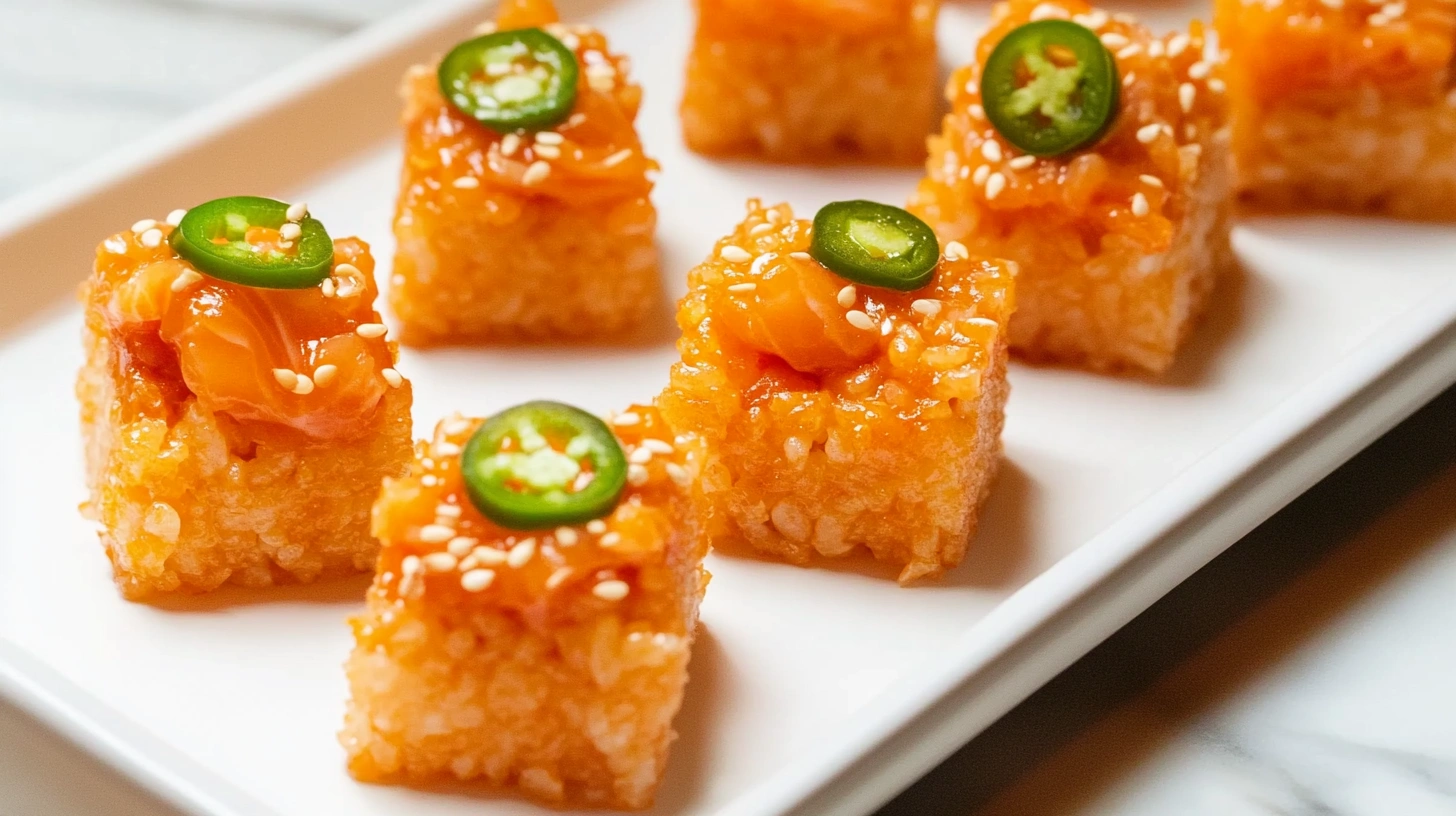 salmon crispy rice