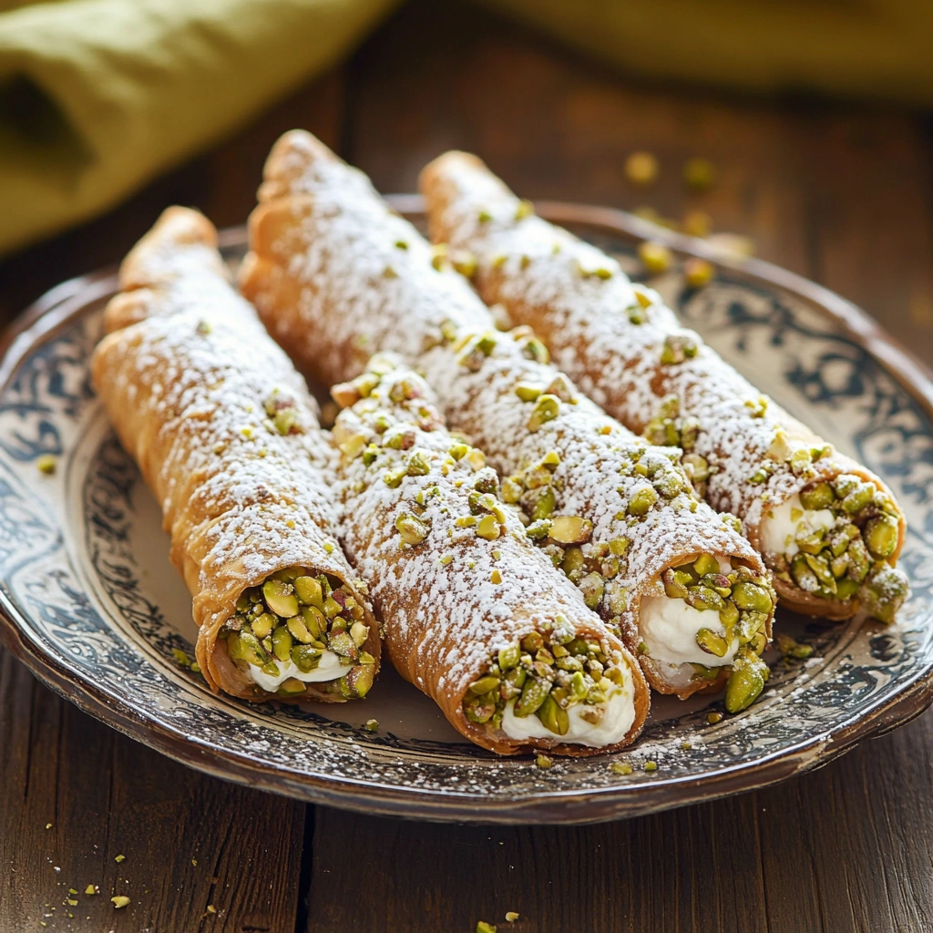 cannoli pistachio