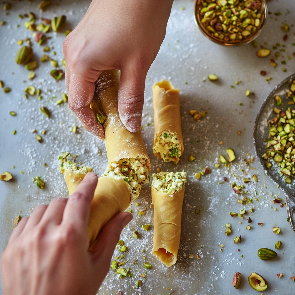 cannoli pistachio