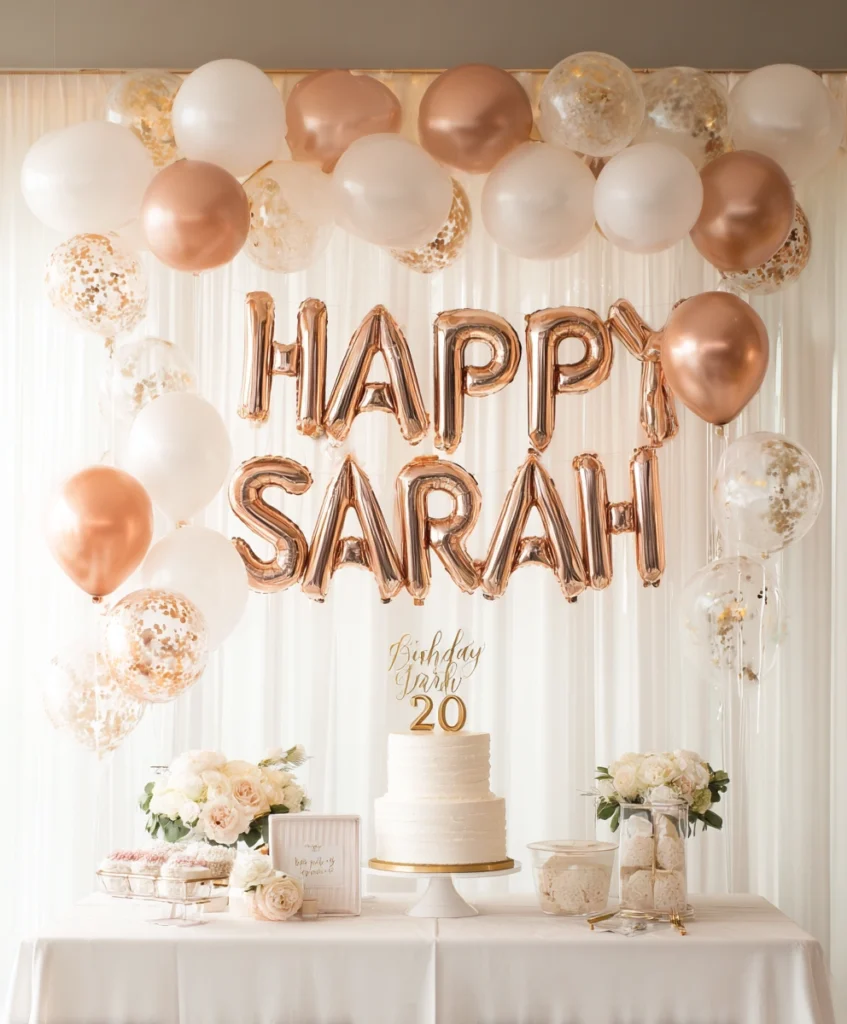 10 Ideas Birthday Party Decorations for 20-Year-Old Women