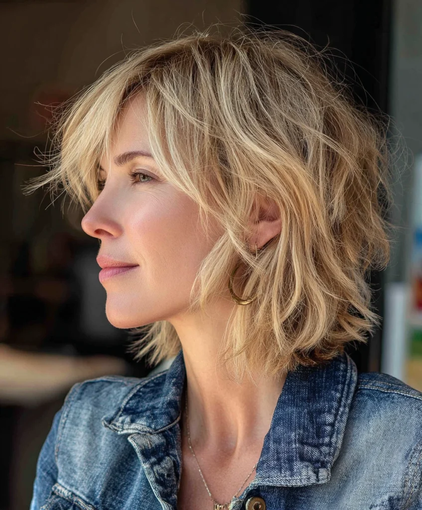 10+ Stunning Medium Length Hairstyles for Women Over 40