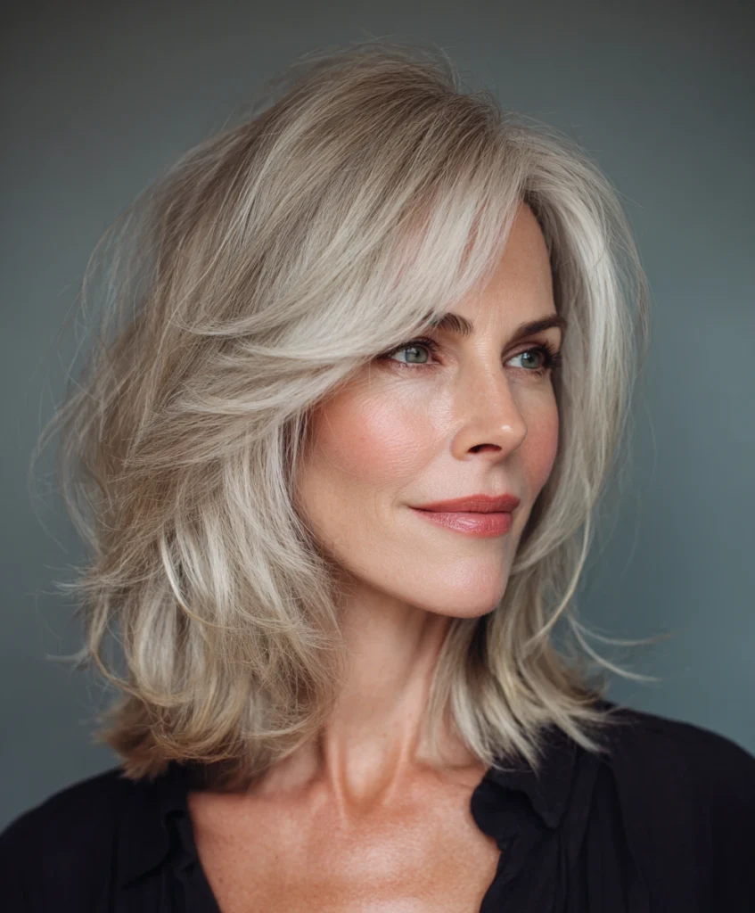 10+ Stunning Medium Length Hairstyles for Women Over 40
