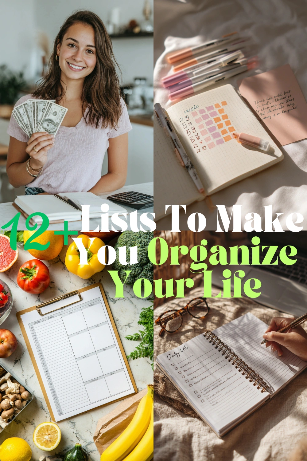 12 Lists To Make You Organize Your Life