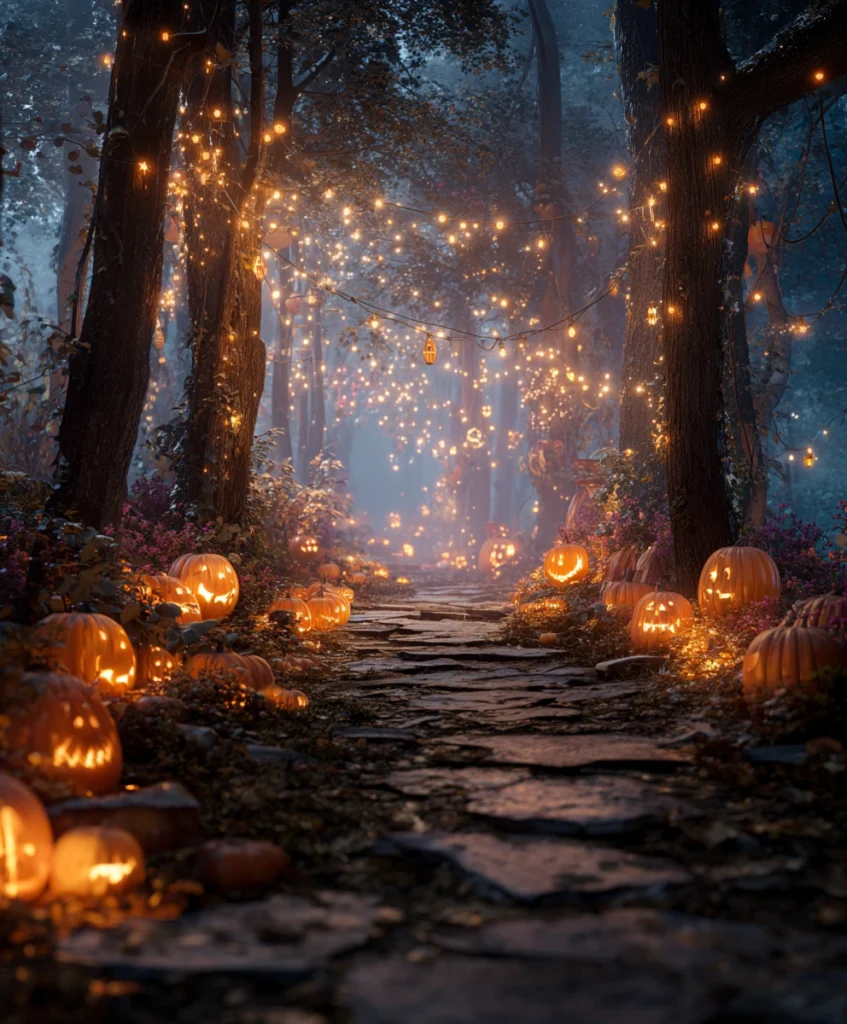 8 Magical Pumpkin Pathway Ideas to Light Up Your Fall