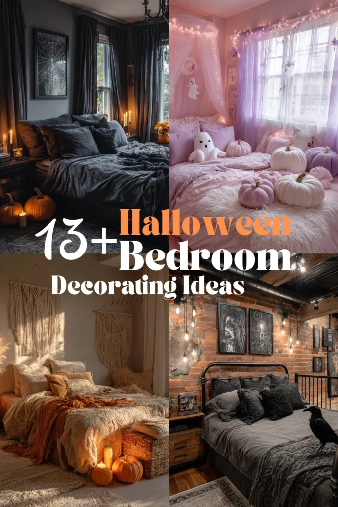13 + Halloween Bedroom Decorating Ideas