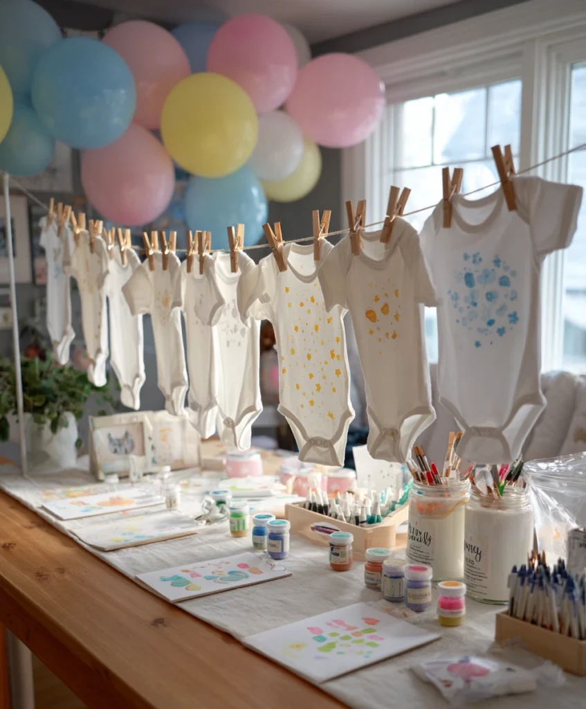Onesie (or Bib) Decorating Corner 👶