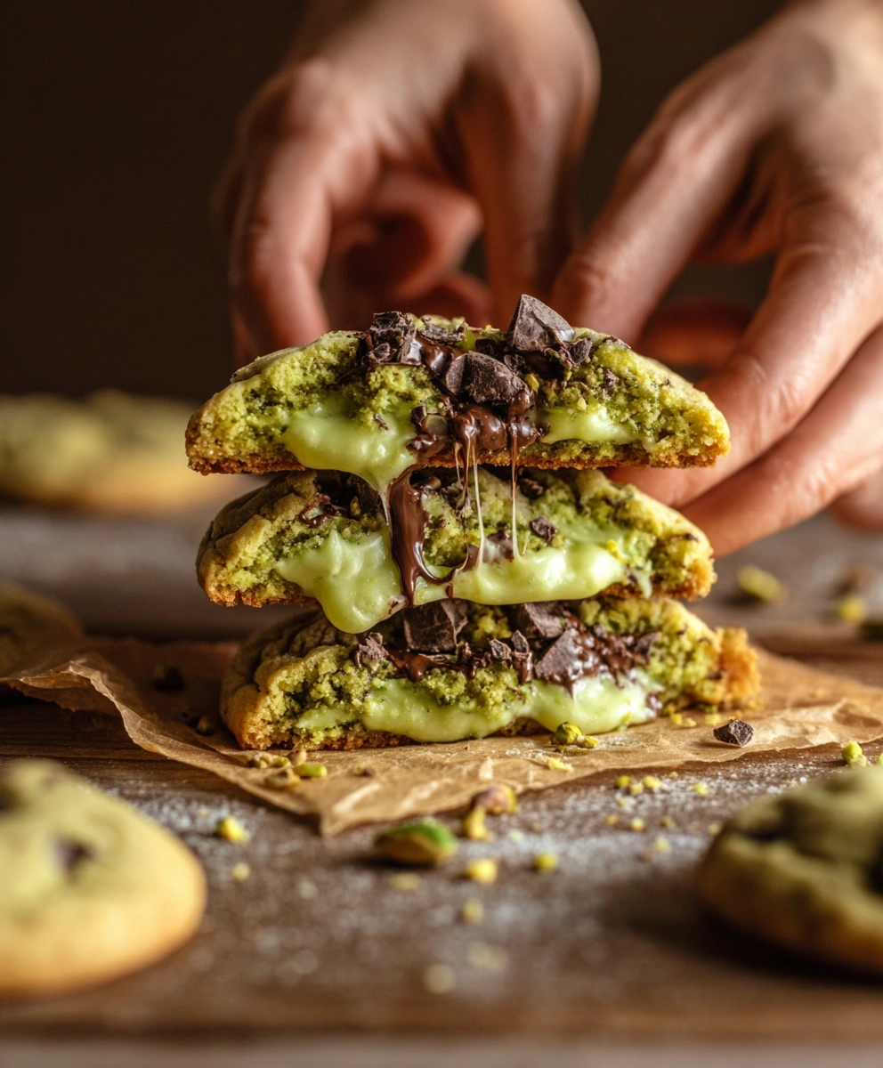Pistachio Cream Cookies
