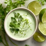 cilantro lime crema