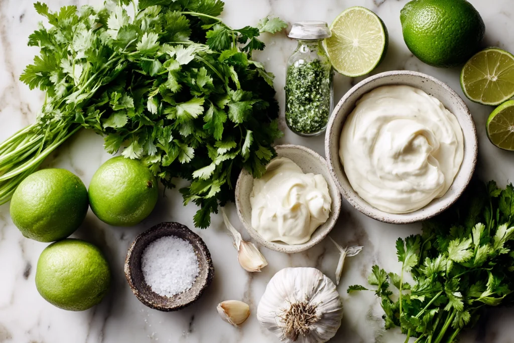 cilantro lime crema
