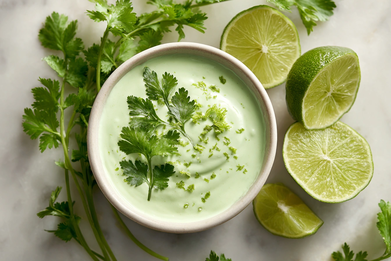 cilantro lime crema